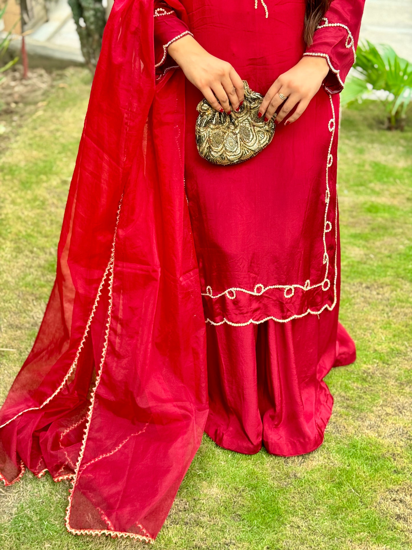 Red Maroon 3 Piece Suit - RM2003