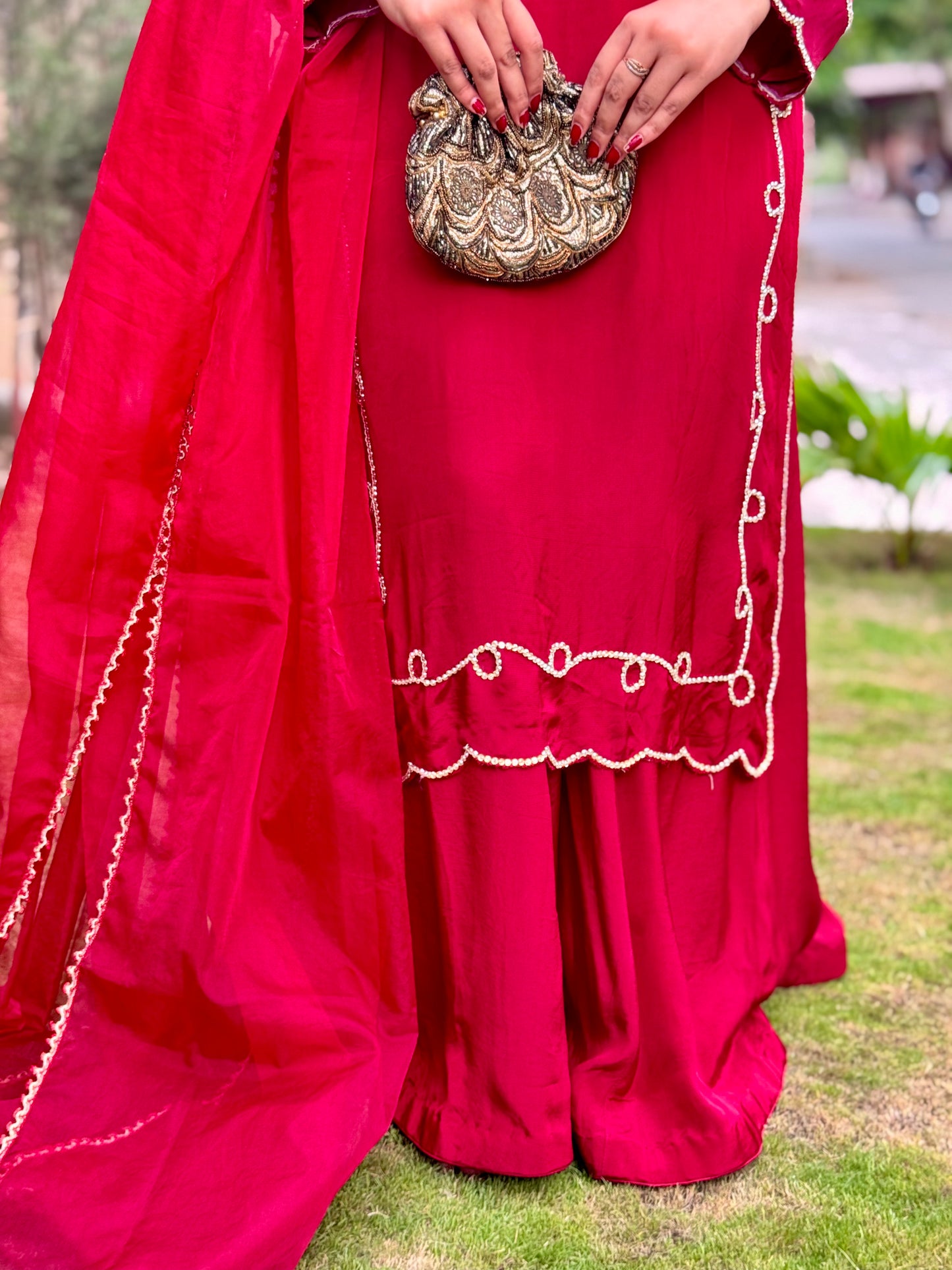 Red Maroon 3 Piece Suit - RM2003