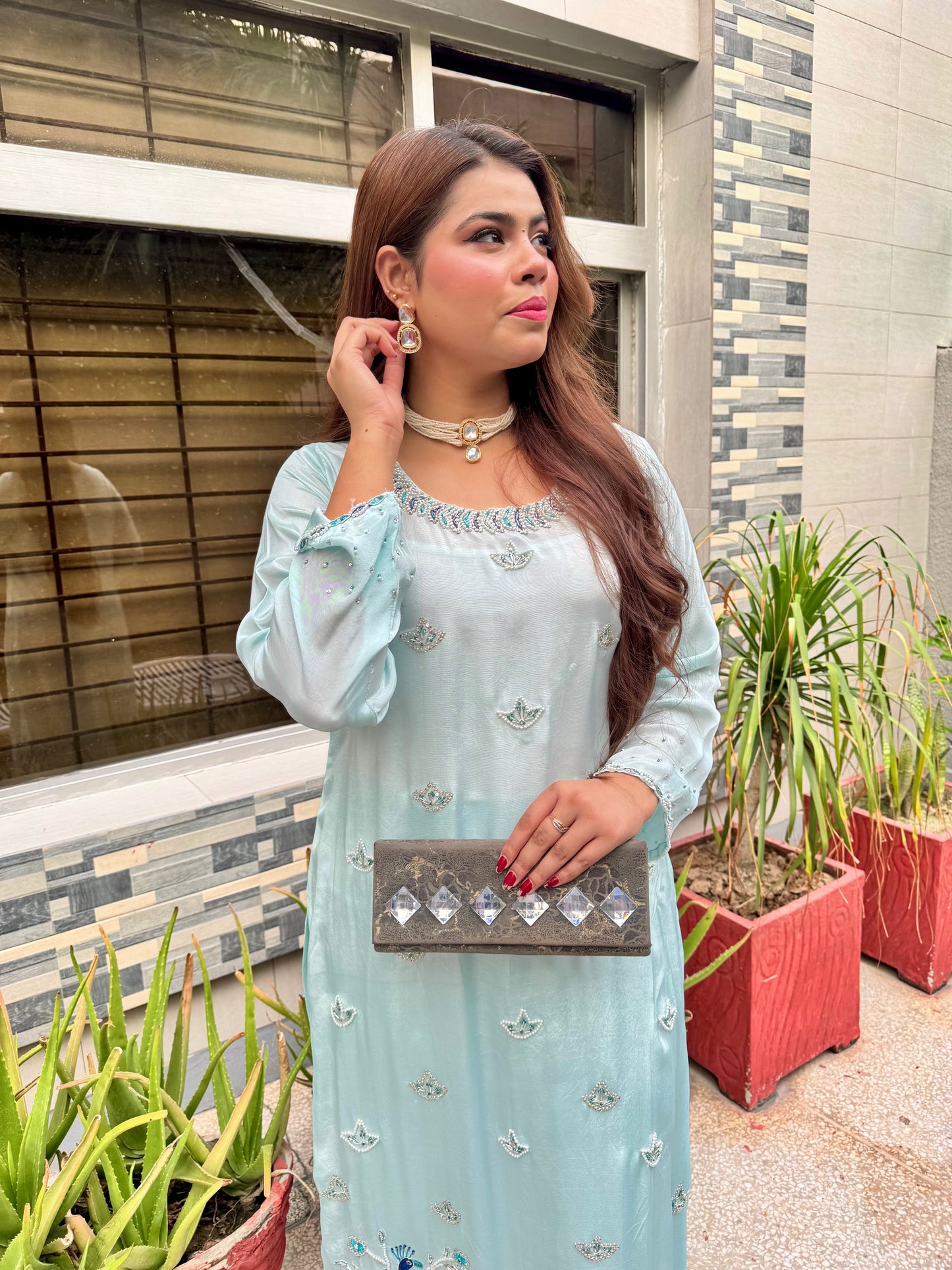 Ice Blue 3 Piece Suit - IB2002