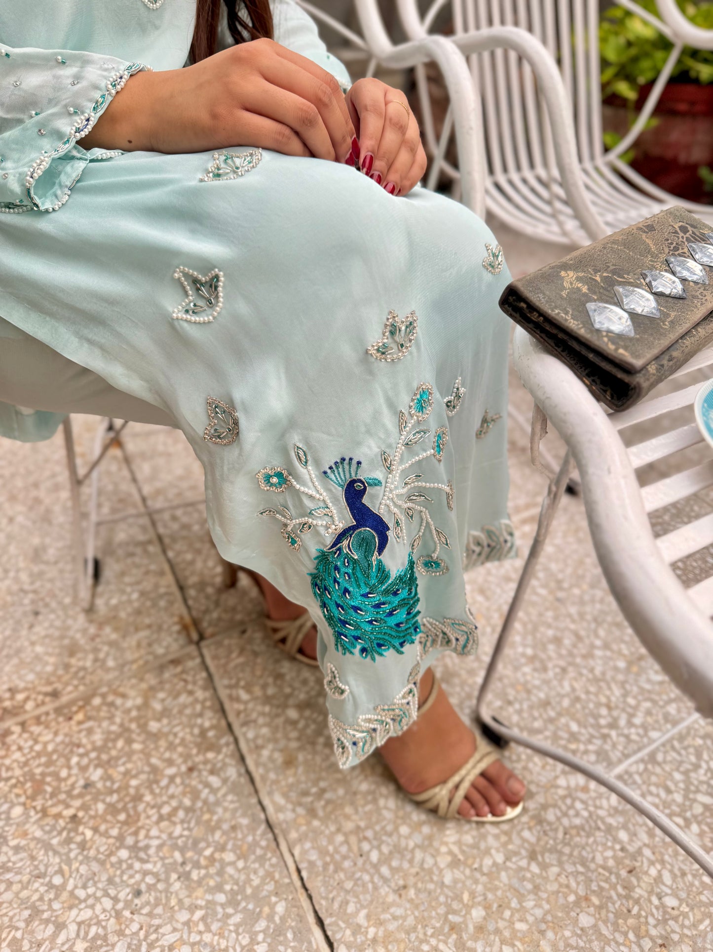Ice Blue 3 Piece Suit - IB2002