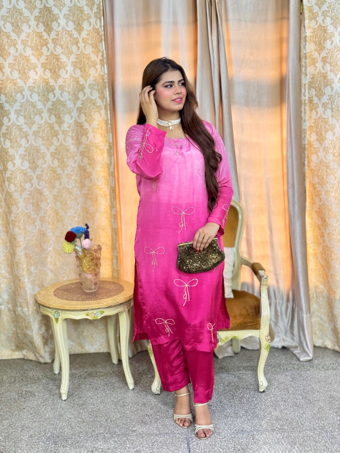 Pink 3 Piece Suit - PP2004