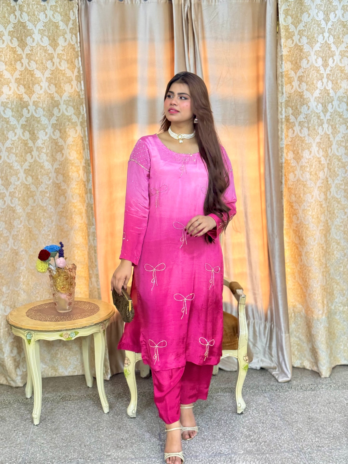 Pink 3 Piece Suit - PP2004
