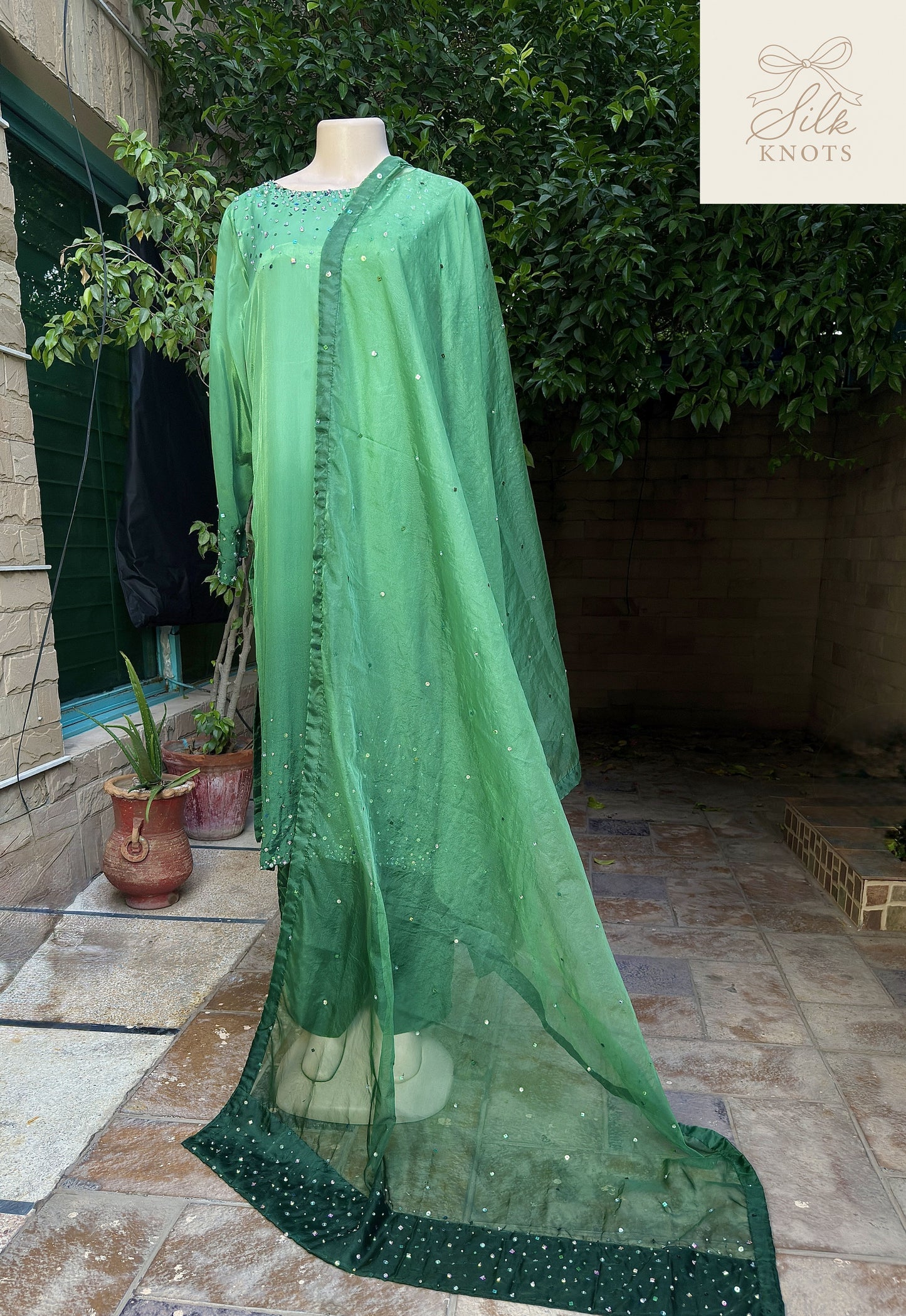 Green 3 Piece Suit - PG2007