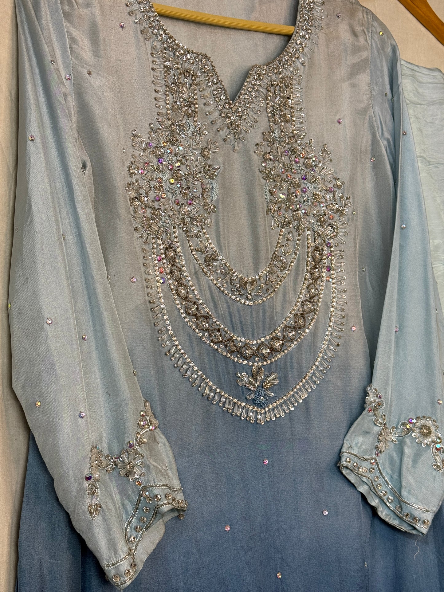 Ice Blue 3 Piece Suit - IB2012